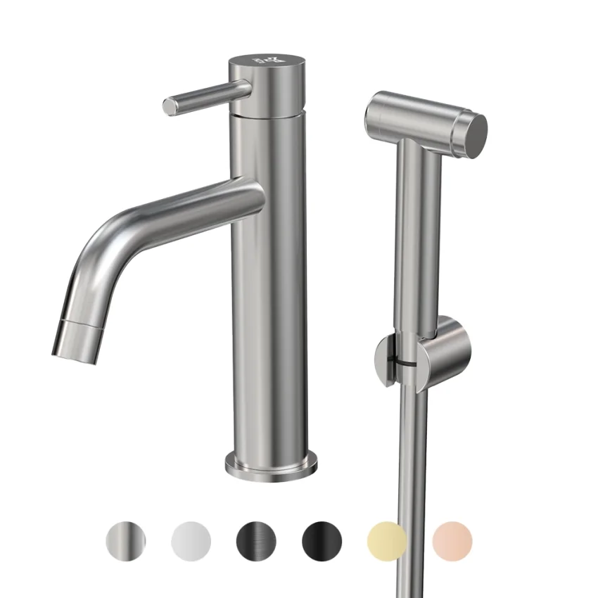 INOX by Tammiholma A1 kylpyhuonehana bidésuihkulla